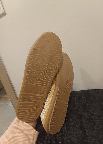 Erkek Beyaz Minimalist Espadril Ayakkabı - Görsel 4