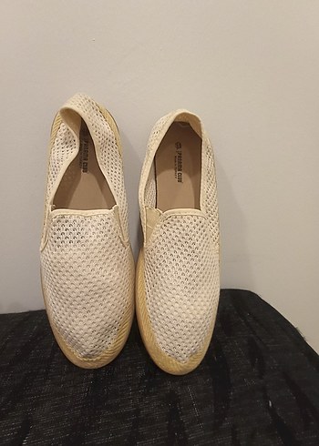 Erkek Beyaz Minimalist Espadril Ayakkabı - Görsel 2