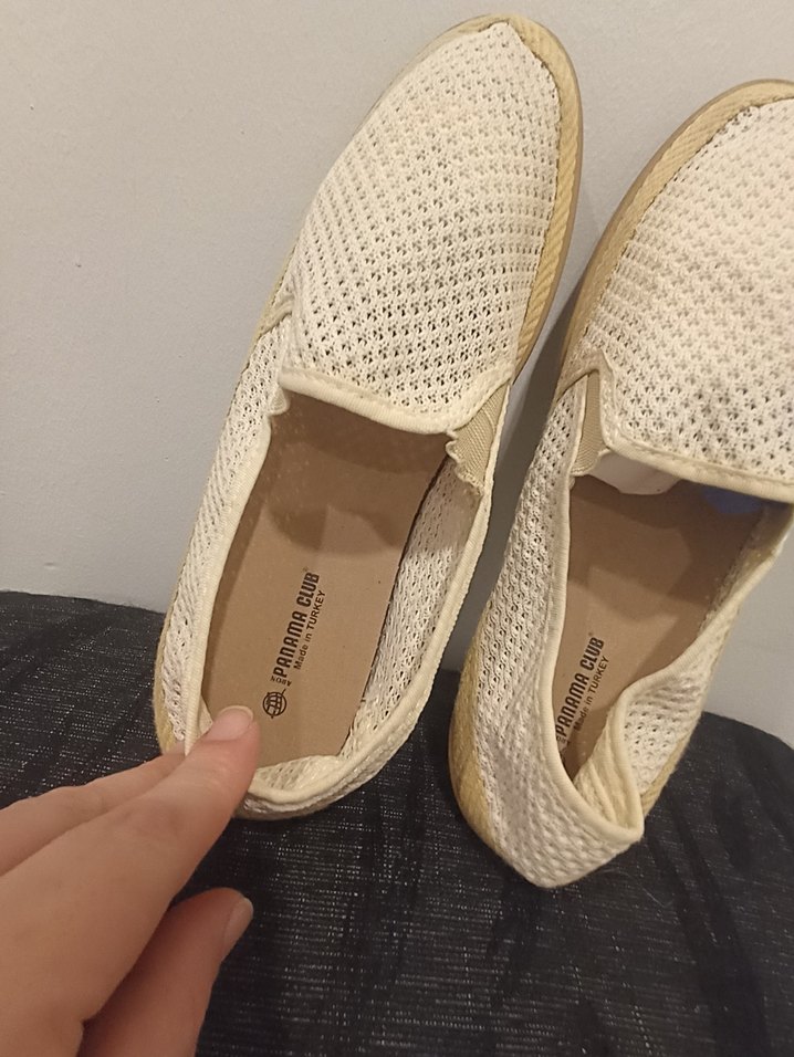 Erkek Beyaz Minimalist Espadril Ayakkabı - Görsel 3