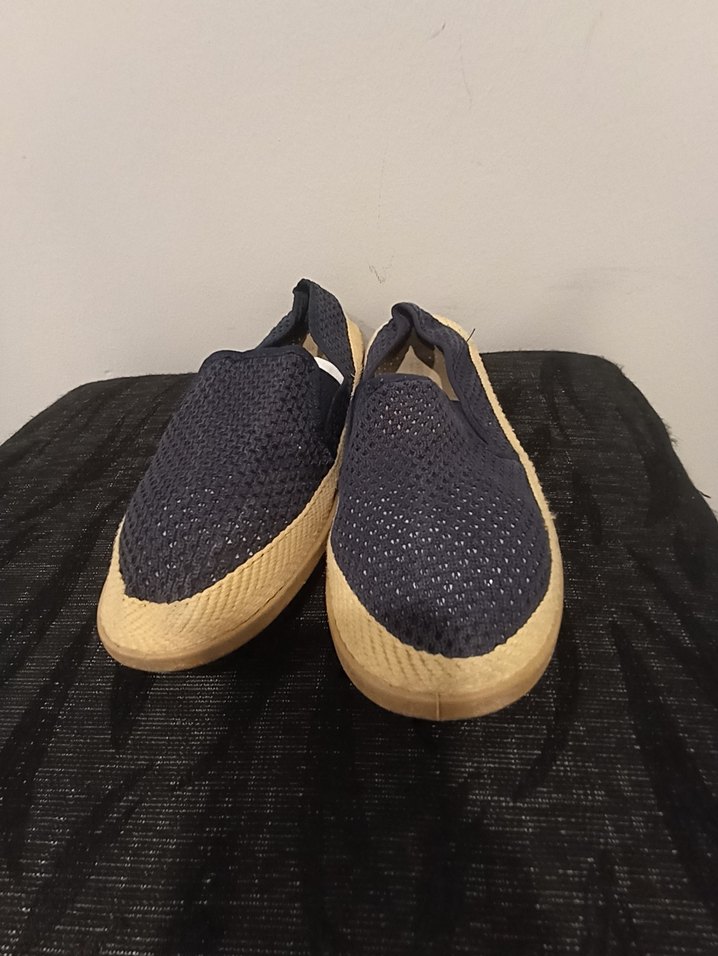 Erkek lacivert Espadril Velcro - Görsel 3