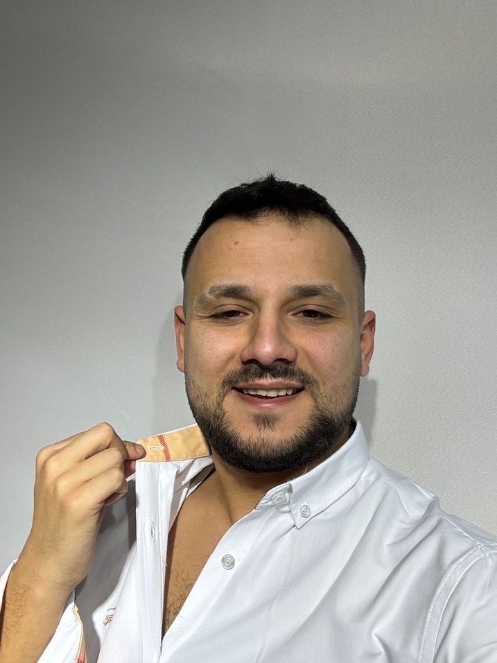 Erkek Beyaz Pamuklu Uzun Kollu Gömlek - Görsel 3