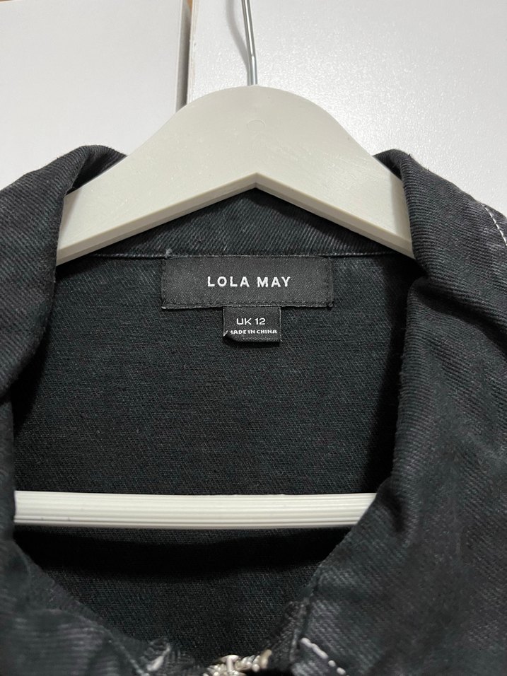 Siyah Fermuarlı Kadın Denim Ceket - Görsel 2