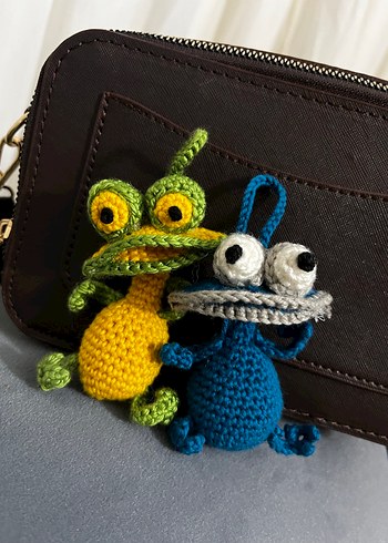 Renkli El Yapımı Örgü Oyuncaklar - Görsel 3