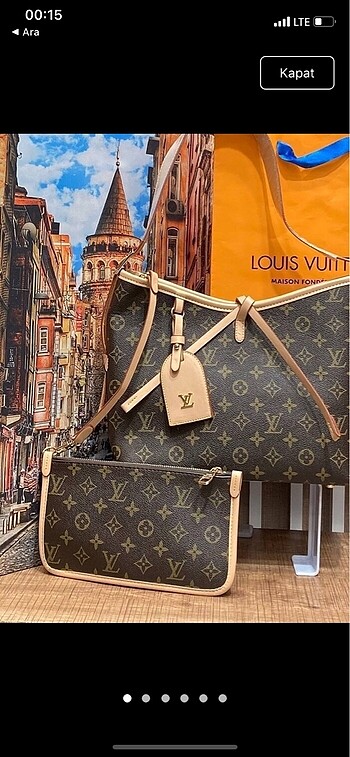 Louis vuitton çanta 2 adet