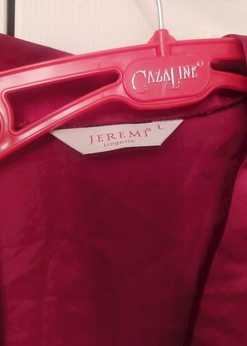 Bordo Uzun Kadın Sabahlık - Görsel 3