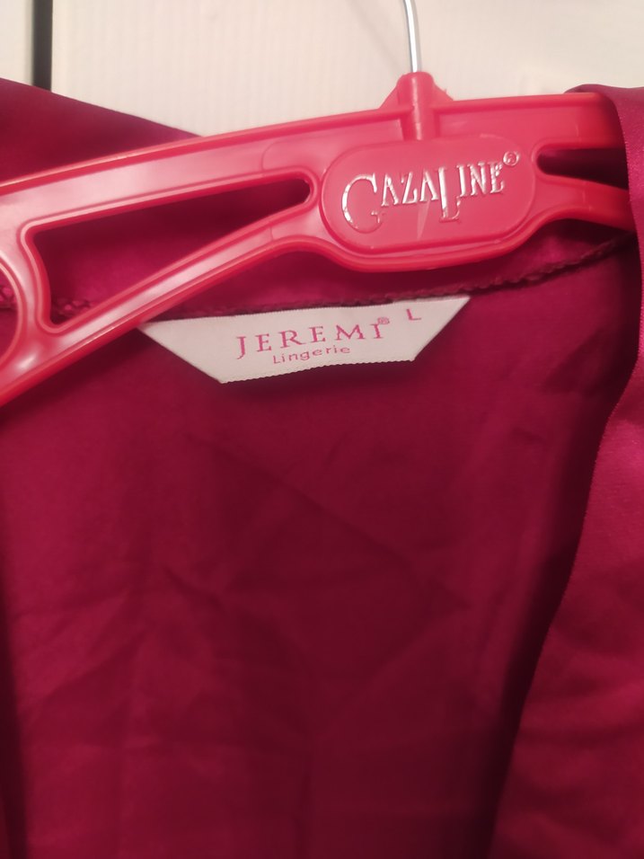 Bordo Uzun Kadın Sabahlık - Görsel 3