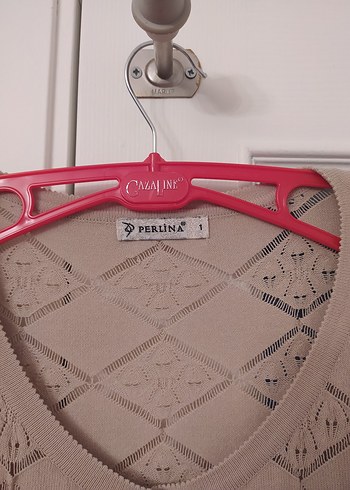 Perlina Bej Triko Hırka - Görsel 3