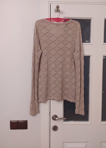 Perlina Bej Triko Hırka - Görsel 2