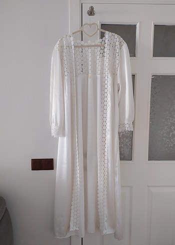 3`lü Bohem Sabahlık-Gecelik-Büstiyer Takım - Görsel 5