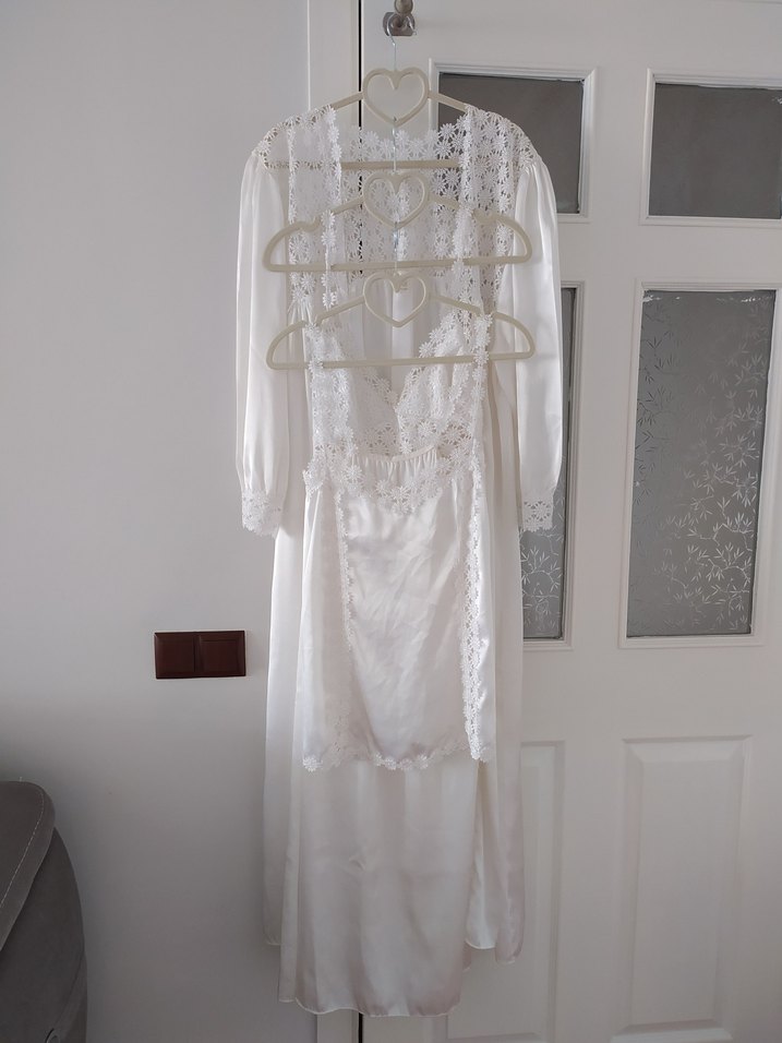 3`lü Bohem Sabahlık-Gecelik-Büstiyer Takım - Görsel 2