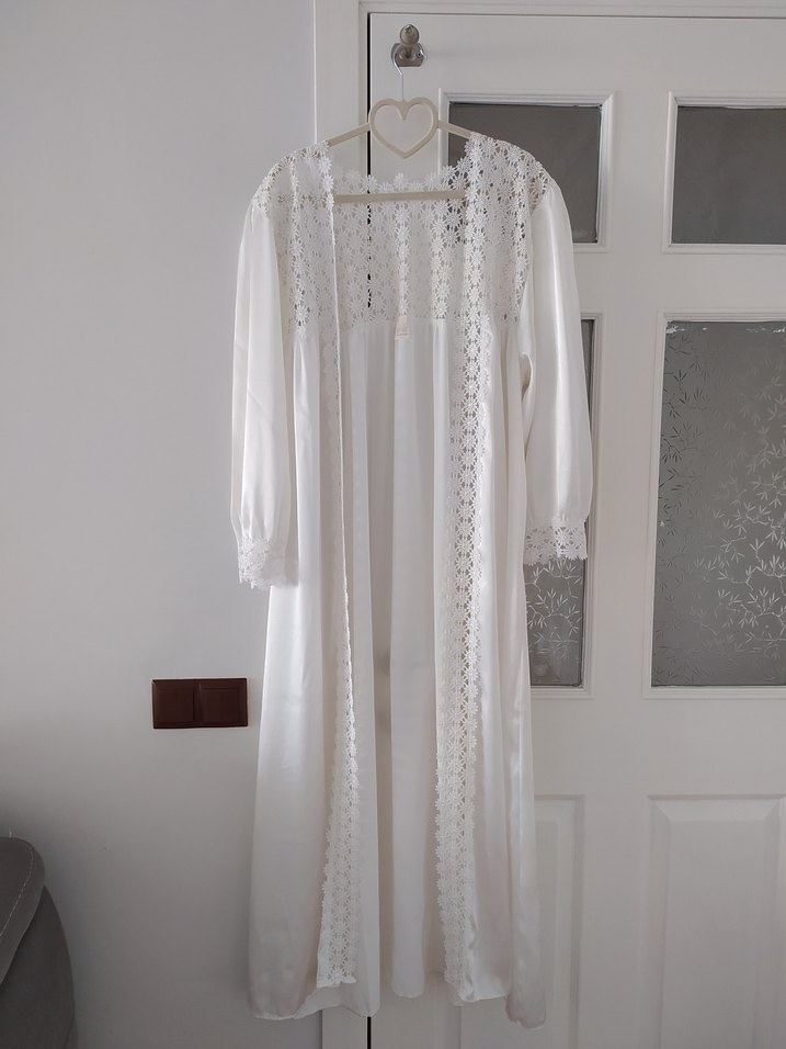 3`lü Bohem Sabahlık-Gecelik-Büstiyer Takım - Görsel 5