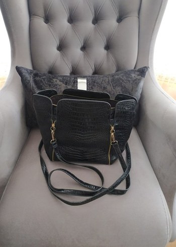 Baykuş Desenli Punk Çanta - Görsel 2