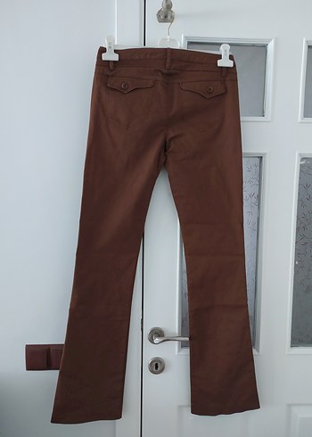 Kahverengi Kemerli Pantolon - Görsel 3
