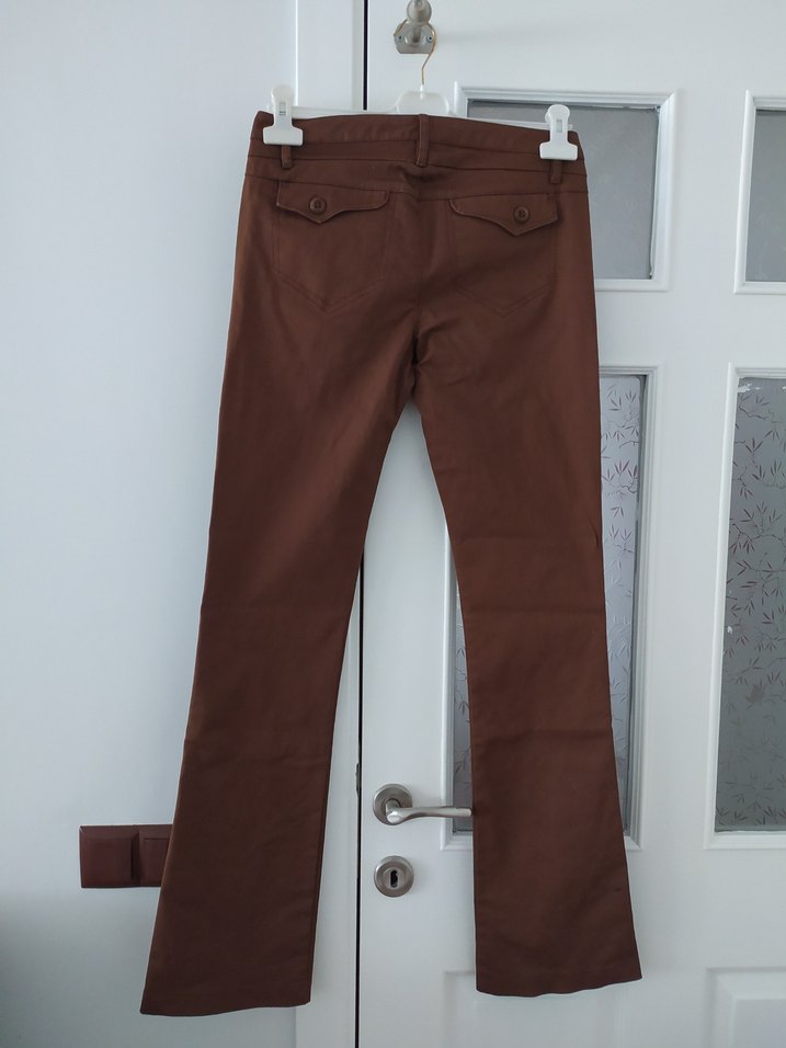Kahverengi Kemerli Pantolon - Görsel 3