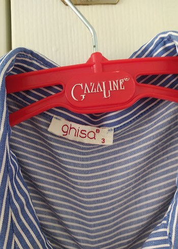 Nakışlı Gömlek Elbise - Görsel 2