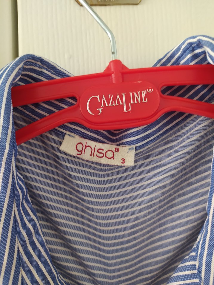 Nakışlı Gömlek Elbise - Görsel 2