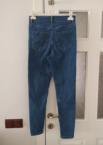 Navy Dar Kesim Denim Pantolon - Görsel 3