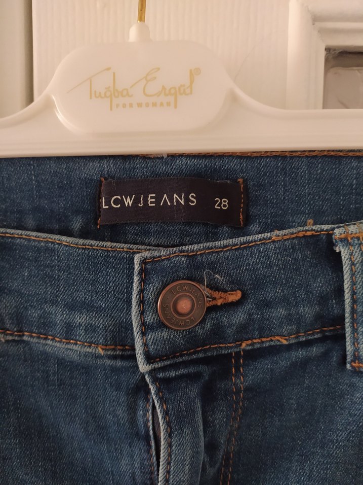 Navy Dar Kesim Denim Pantolon - Görsel 2