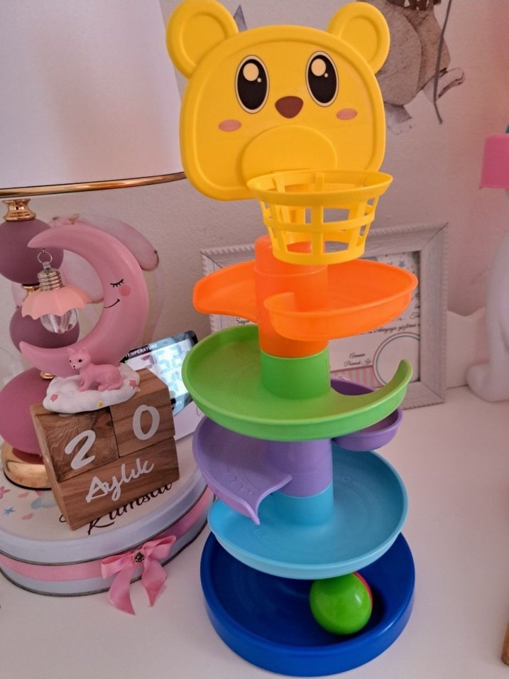 Renkli Ayıcık Figürlü Eğitici Oyuncak - Görsel 2