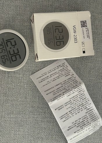 Gri Dijital Termometre ve Nem Ölçer - Görsel 4