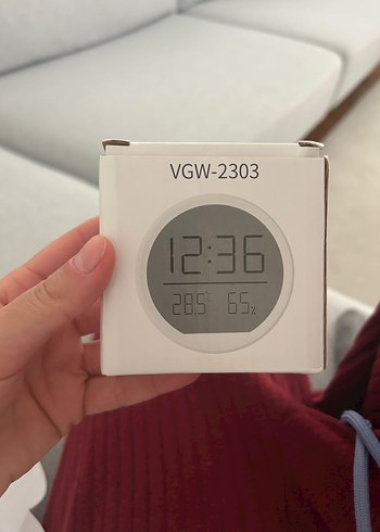 Gri Dijital Termometre ve Nem Ölçer - Görsel 6