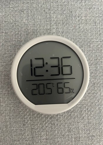 Gri Dijital Termometre ve Nem Ölçer - Görsel 2