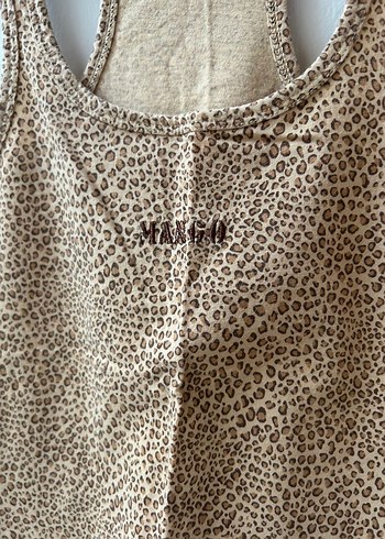 Mango Leopar Tişört - Görsel 8