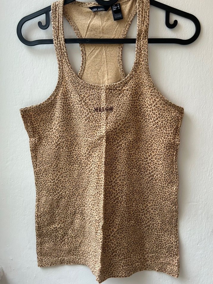 Mango Leopar Tişört - Görsel 4