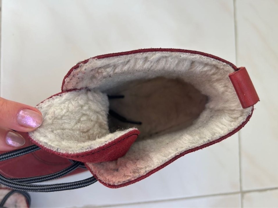 Bordo Süet Tokalı Kadın Topuklu Bot - Görsel 4