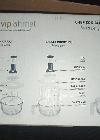 Vip Ahmet Salata ve Mikser Kasesi - Görsel 2
