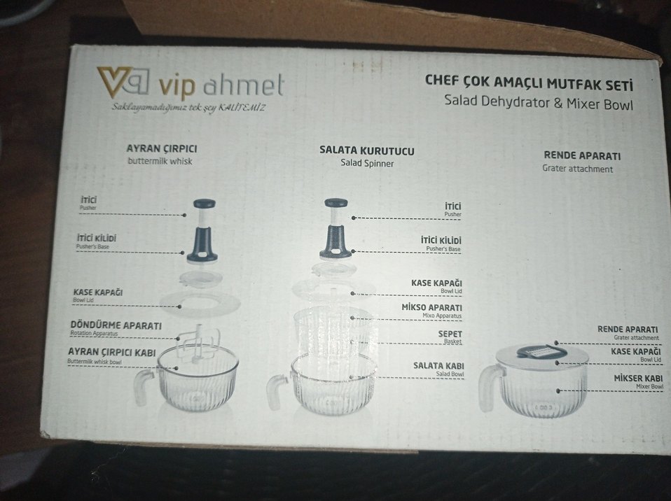 Vip Ahmet Salata ve Mikser Kasesi - Görsel 2