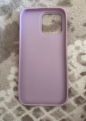 Mor Pastel Telefon Kılıfı Kalp Desenli - Görsel 4