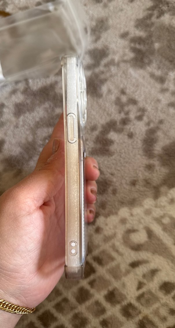 Bohem Tarz Şeffaf Bej Telefon Kılıfı - Görsel 3