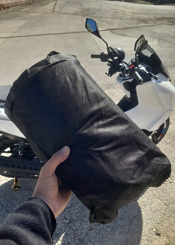 Su Geçirmez Siyah Motosiklet Brandası - Görsel 4