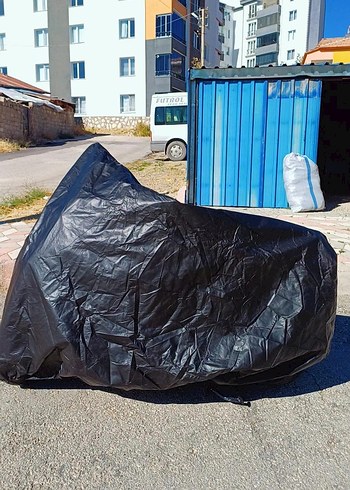 Su Geçirmez Siyah Motosiklet Brandası - Görsel 2