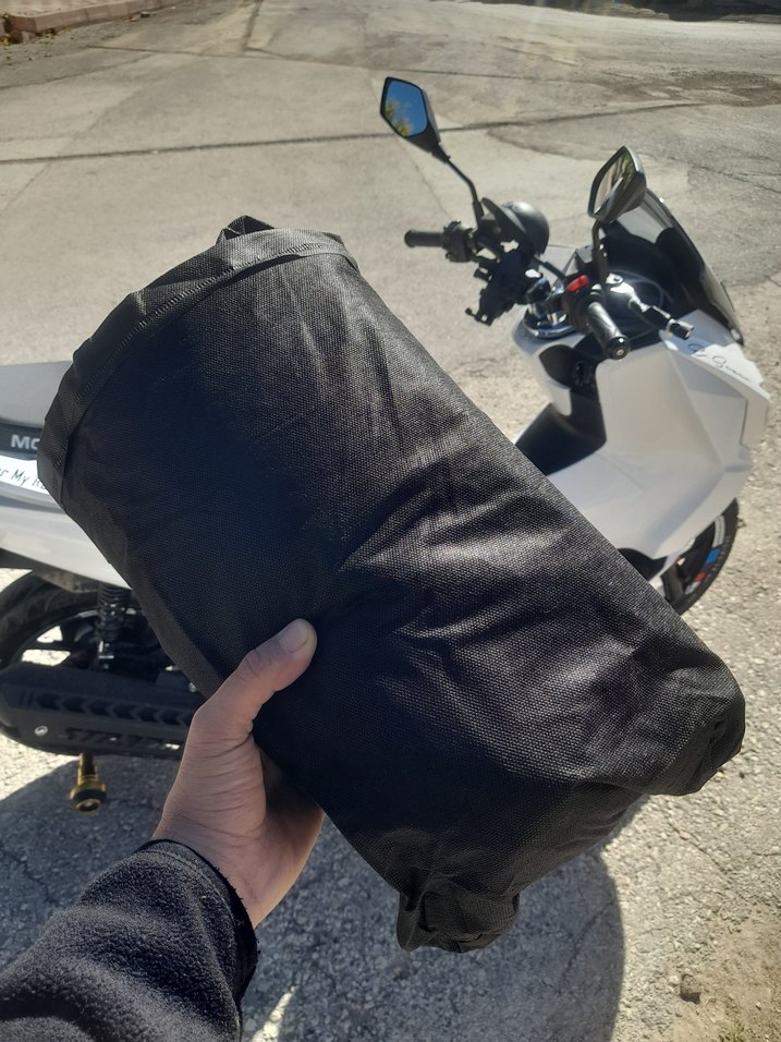 Su Geçirmez Siyah Motosiklet Brandası - Görsel 4