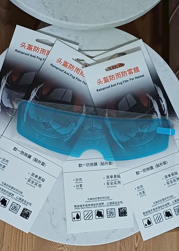 Motosiklet Kask Buhar Önleyici Pinlock Antisis - Görsel 2