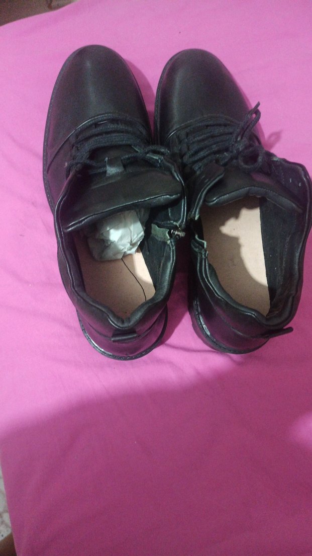 Erkek Siyah Tokalı Goth Bot 47 numara hiç giyilmedi - Görsel 4