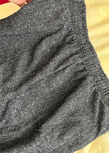 Gri Kemerli Kadın Kumaş Pantolon - Görsel 4