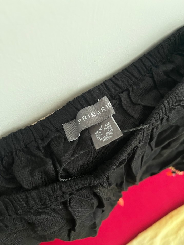 Püsküllü Siyah Bohem Bluz - Görsel 2