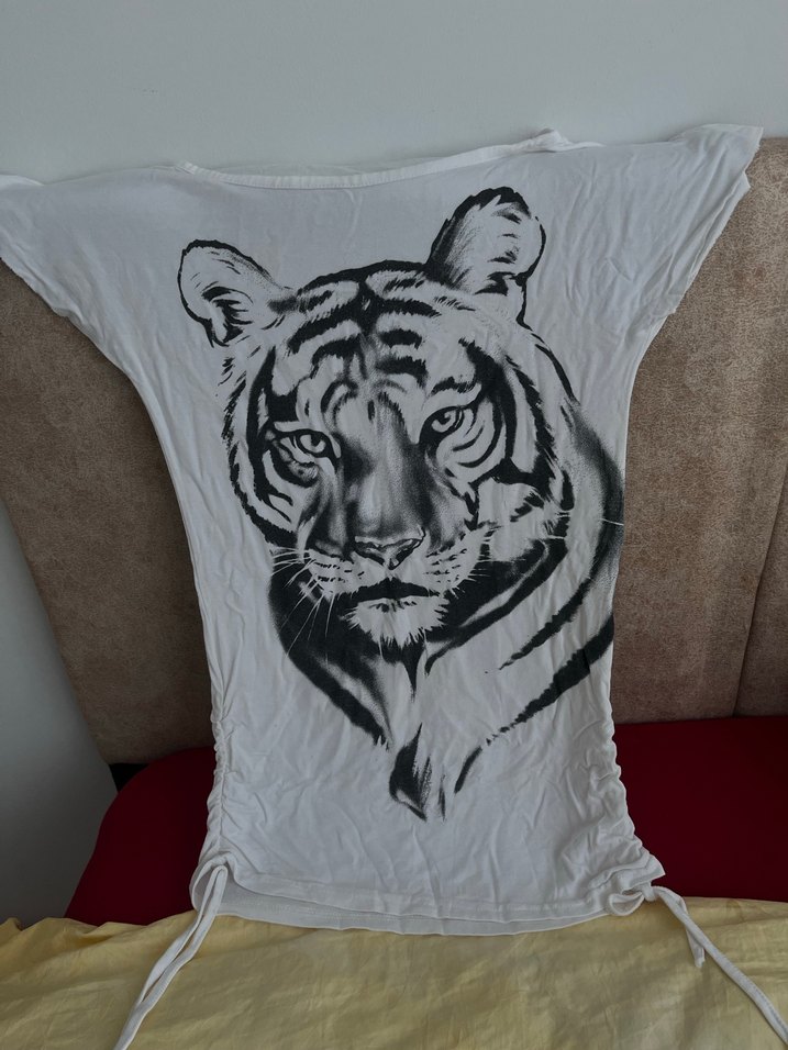 Baskılı Beyaz  Tişörtü - Görsel 2