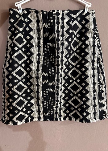 Stradivarius Siyah Mini Etek - Görsel 5