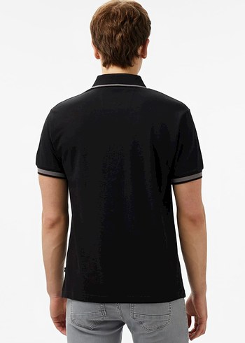 Nautica Erkek Siyah Classic Fit Polo Tişört - Görsel 2