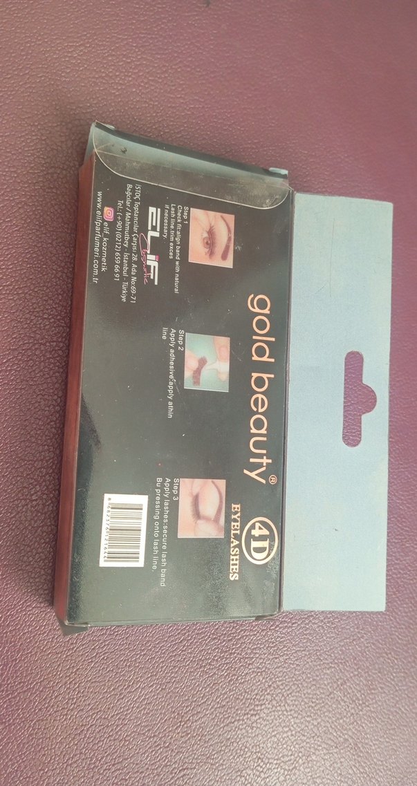 Gold Beauty 4D Sahte Kirpik E08 - Görsel 2