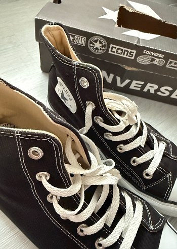 39 Beden siyah Renk Siyah Converse All Star Yüksek Topuklu Spor Ayakkabı