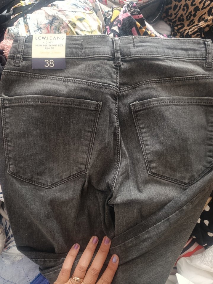 Gri LCW Jeans Düğmeli  Kot - Görsel 3