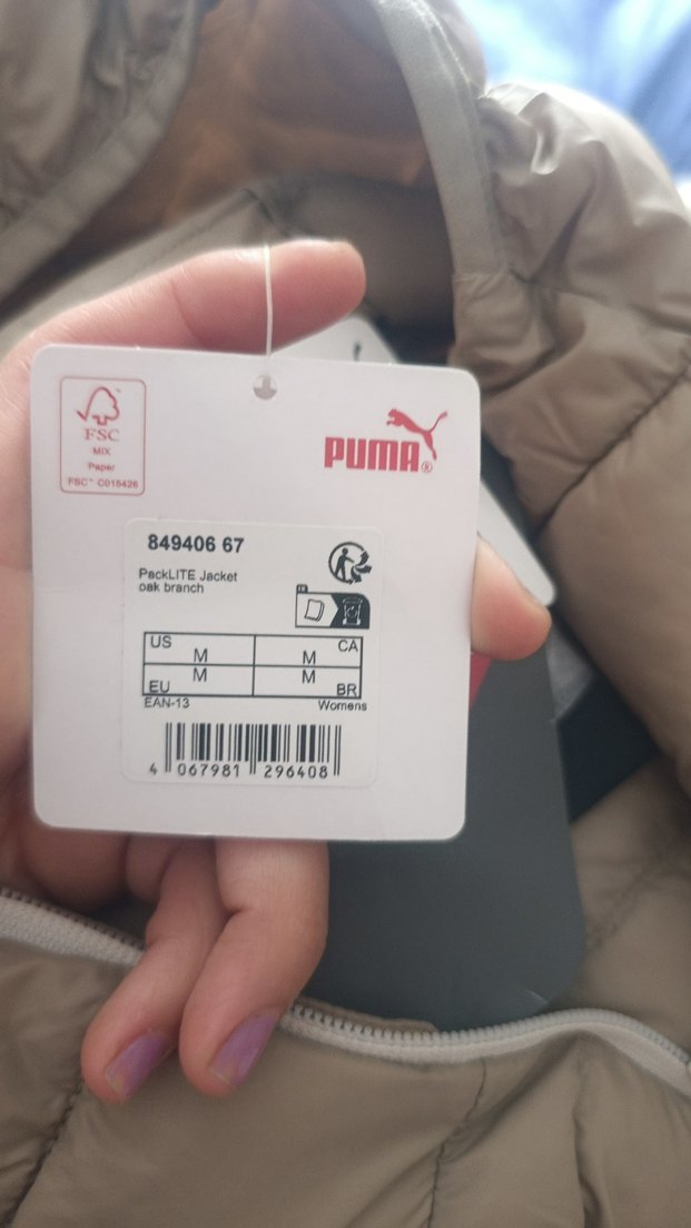 Puma Kadın Bej Kapitone Mont - Görsel 4