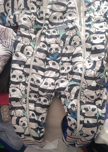 Renkli Desenli Bebek Erkek astronot Tulumu