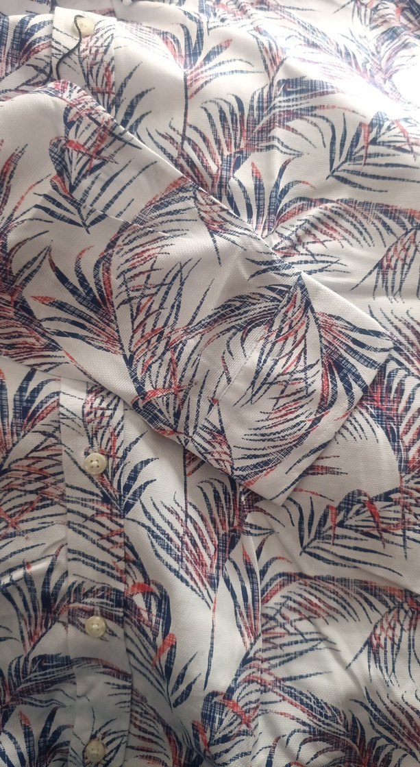 Erkek Çok Renkli Baskılı Kısa Kollu Gömlek - Görsel 3