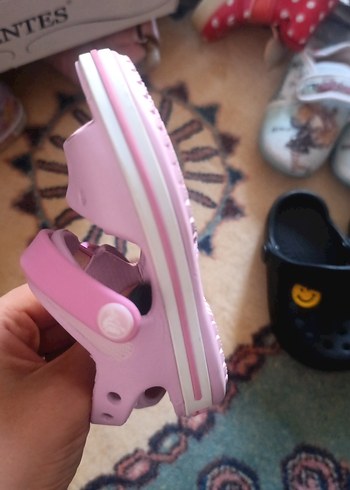 Pembe Tokalı Kız Çocuk Terliği - Görsel 4